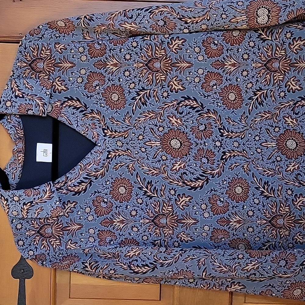 CABI FRENCH COUNTRY FLORAL SHIRT DRESS - Picture 4 of 11